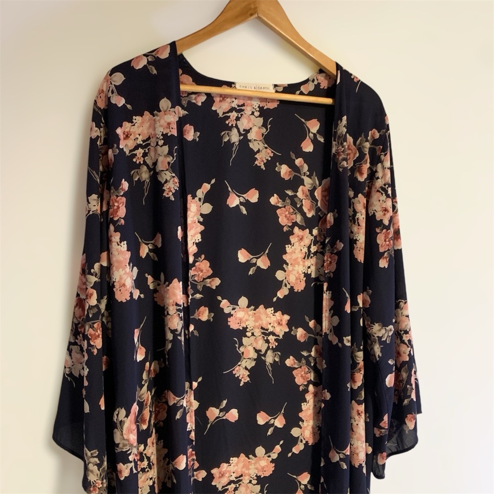 Chris & Carol Floral Kimono